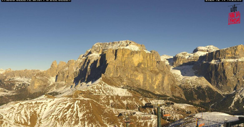 Webcam Campitello-Mazzin-Col Rodella - Campitello di Fassa - Canazei - Gruppo del Sella