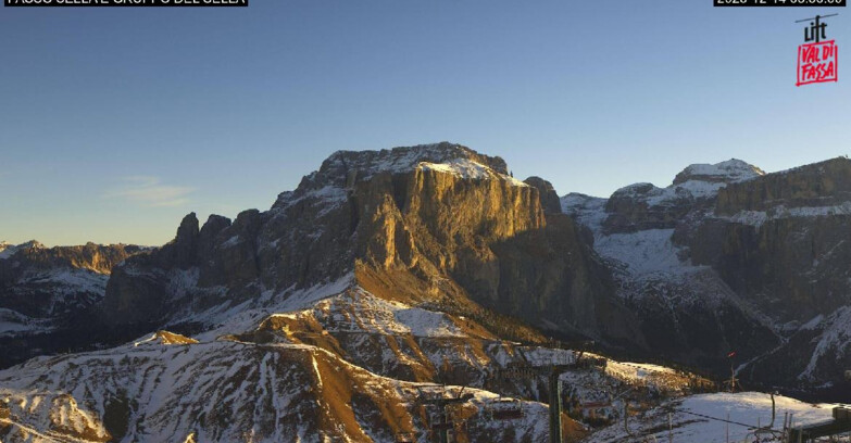 Webcam Campitello-Mazzin-Col Rodella - Campitello di Fassa - Canazei - Gruppo del Sella