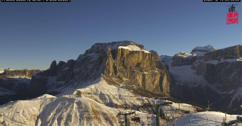 Webcam Campitello-Mazzin-Col Rodella - Campitello di Fassa - Canazei - Gruppo del Sella