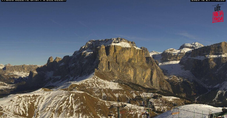 Webcam Кампителло-Маццин-Кол-Роделла  - Campitello di Fassa - Canazei - Gruppo del Sella