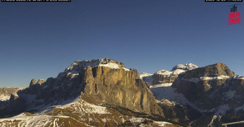 Webcam Campitello-Mazzin-Col Rodella  - Campitello di Fassa - Canazei - Gruppo del Sella