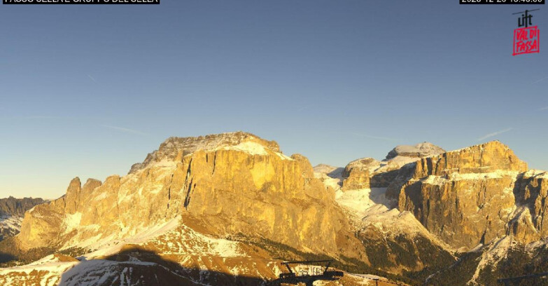 Webcam Campitello-Mazzin-Col Rodella  - Campitello di Fassa - Canazei - Gruppo del Sella