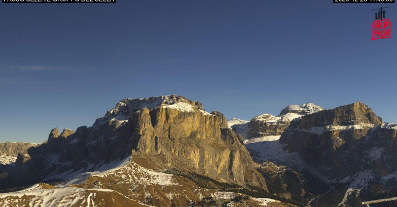 Webcam Campitello-Mazzin-Col Rodella  - Campitello di Fassa - Canazei - Gruppo del Sella