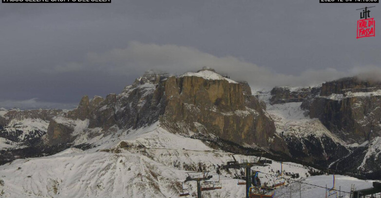 Webcam Campitello-Mazzin-Col Rodella  - Campitello di Fassa - Canazei - Gruppo del Sella