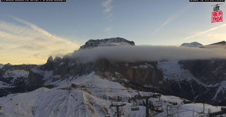 Webcam Campitello-Mazzin-Col Rodella  - Campitello di Fassa - Canazei - Gruppo del Sella