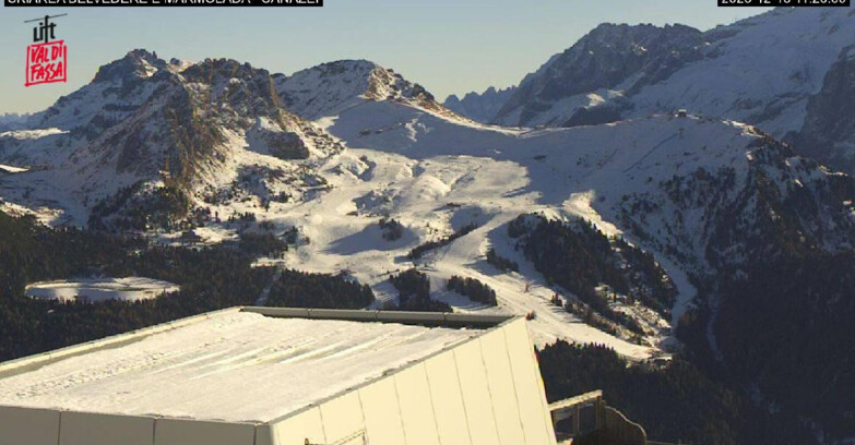 Webcam Campitello-Mazzin-Col Rodella - Canazei - Marmolada