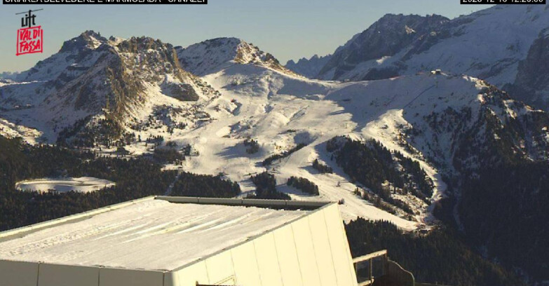 Webcam Campitello-Mazzin-Col Rodella - Canazei - Marmolada