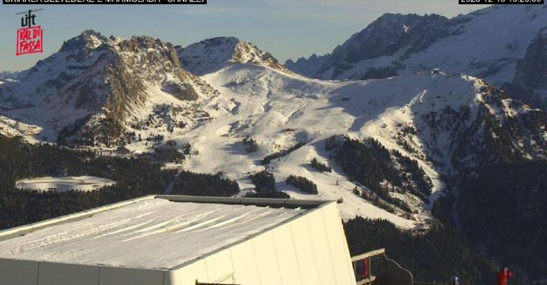Webcam Campitello-Mazzin-Col Rodella - Canazei - Marmolada