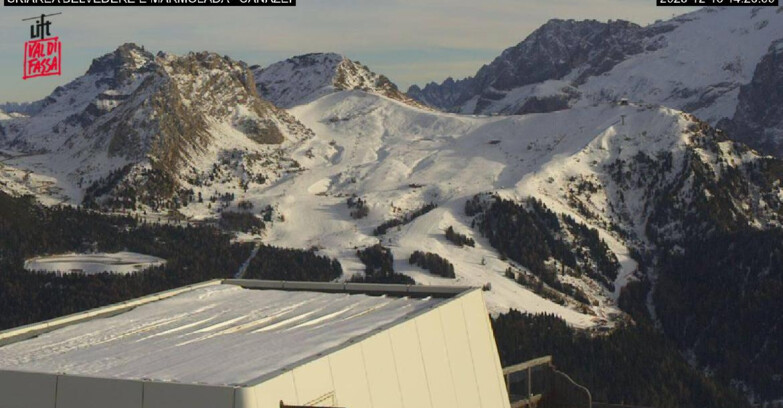 Webcam Campitello-Mazzin-Col Rodella - Canazei - Marmolada