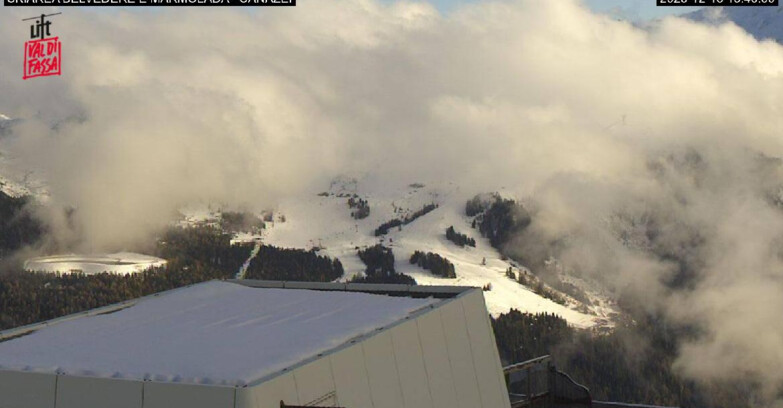 Webcam Campitello-Mazzin-Col Rodella  - Canazei - Marmolada