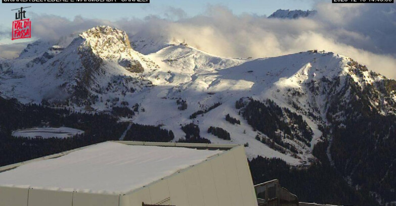 Webcam Campitello-Mazzin-Col Rodella  - Canazei - Marmolada