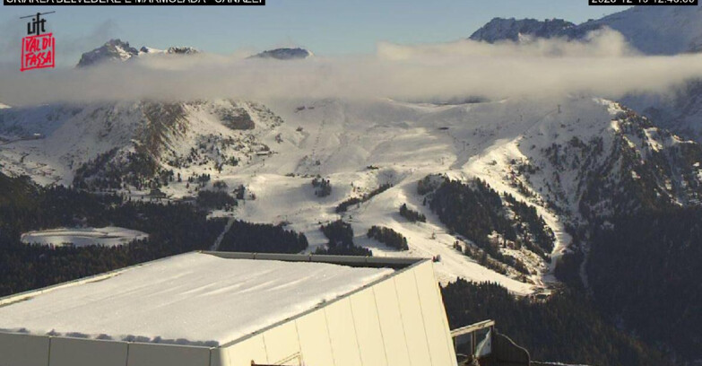 Webcam Campitello-Mazzin-Col Rodella - Canazei - Marmolada