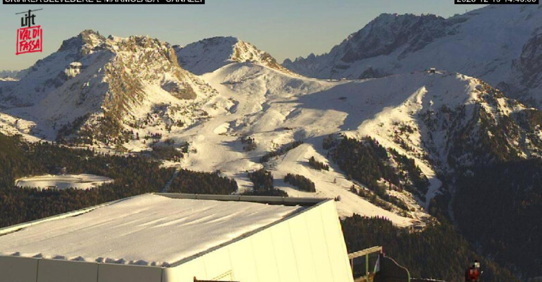 Webcam Campitello-Mazzin-Col Rodella - Canazei - Marmolada