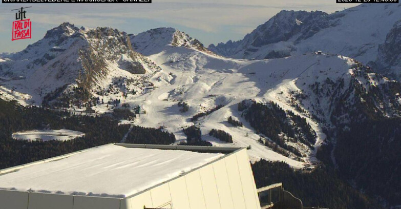Webcam Campitello-Mazzin-Col Rodella - Canazei - Marmolada