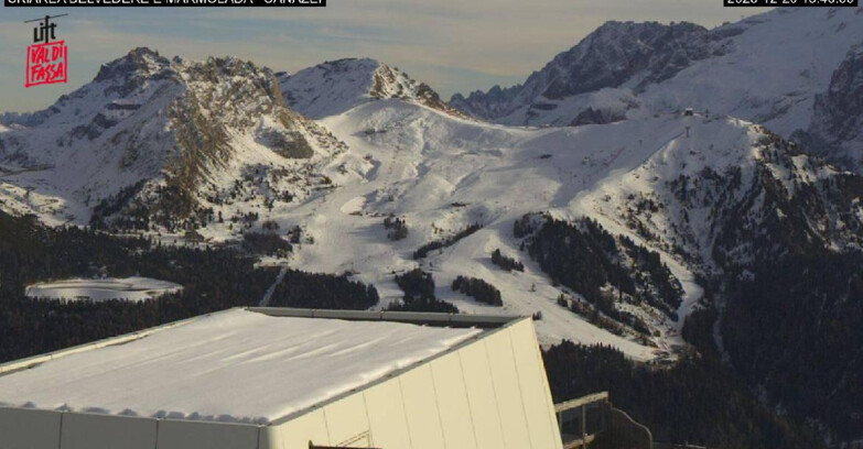 Webcam Campitello-Mazzin-Col Rodella - Canazei - Marmolada
