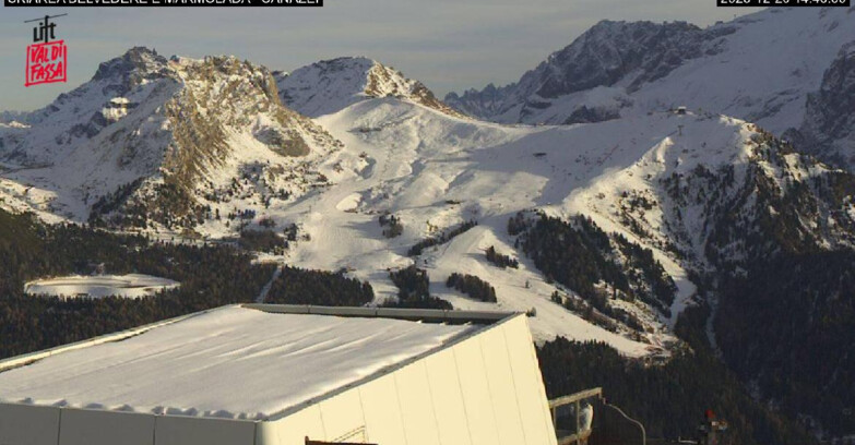 Webcam Campitello-Mazzin-Col Rodella - Canazei - Marmolada