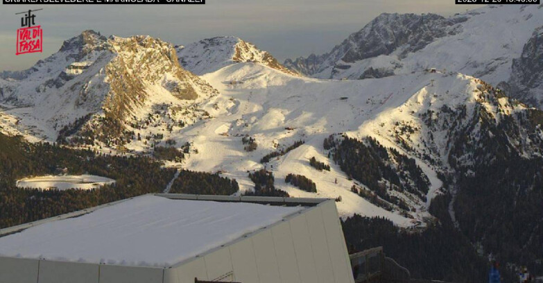 Webcam Campitello-Mazzin-Col Rodella - Canazei - Marmolada