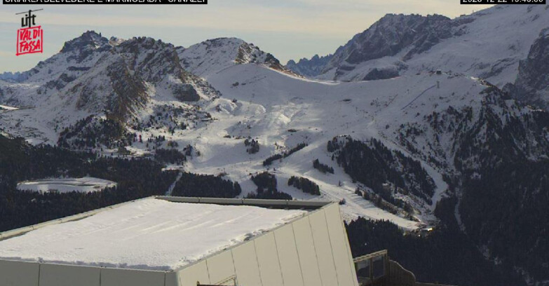 Webcam Campitello-Mazzin-Col Rodella - Canazei - Marmolada