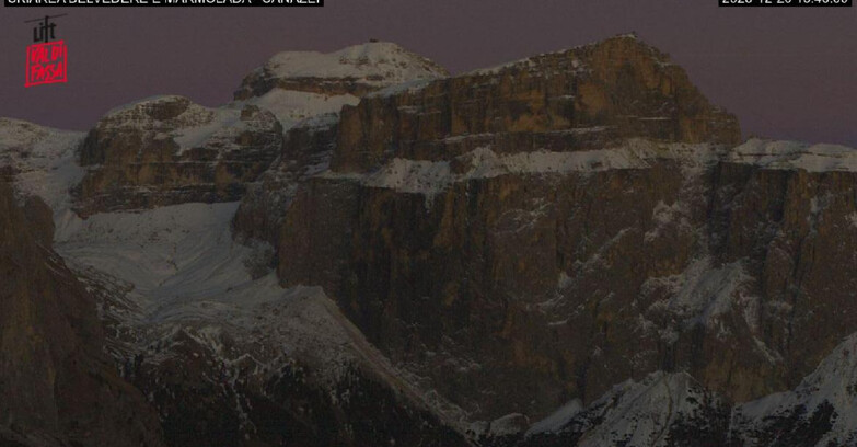 Webcam Campitello-Mazzin-Col Rodella  - Canazei - Marmolada