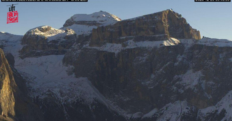 Webcam Campitello-Mazzin-Col Rodella  - Canazei - Marmolada