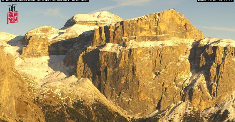 Webcam Campitello-Mazzin-Col Rodella - Canazei - Marmolada