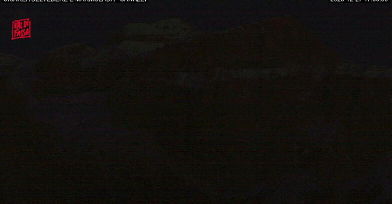 Webcam Campitello-Mazzin-Col Rodella - Canazei - Marmolada