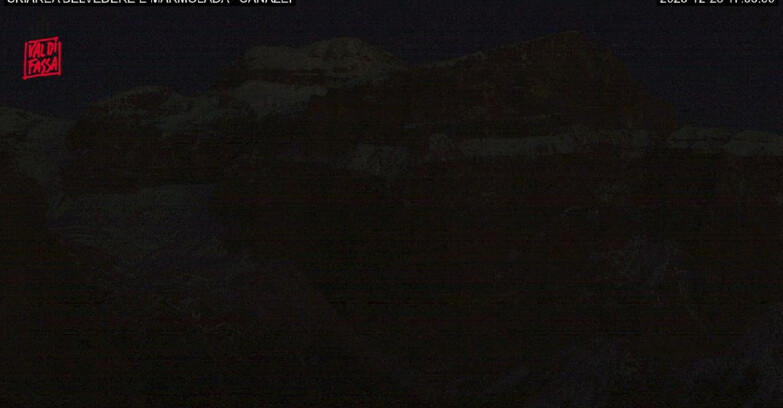 Webcam Campitello-Mazzin-Col Rodella  - Canazei - Marmolada