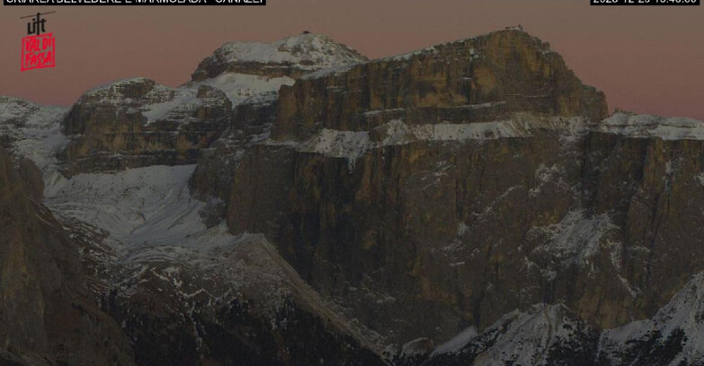 Webcam Campitello-Mazzin-Col Rodella - Canazei - Marmolada
