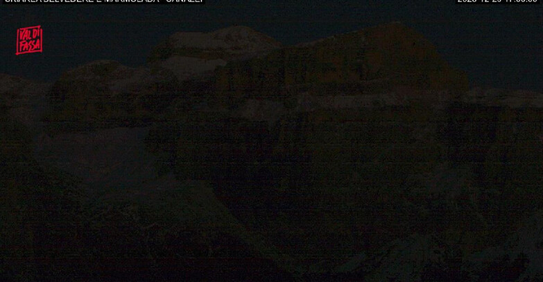 Webcam Campitello-Mazzin-Col Rodella - Canazei - Marmolada