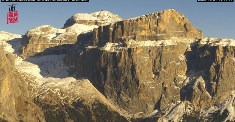 Webcam Campitello-Mazzin-Col Rodella  - Canazei - Marmolada