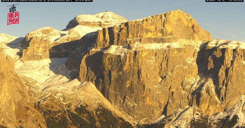 Webcam Campitello-Mazzin-Col Rodella  - Canazei - Marmolada