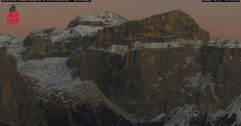 Webcam Campitello-Mazzin-Col Rodella  - Canazei - Marmolada