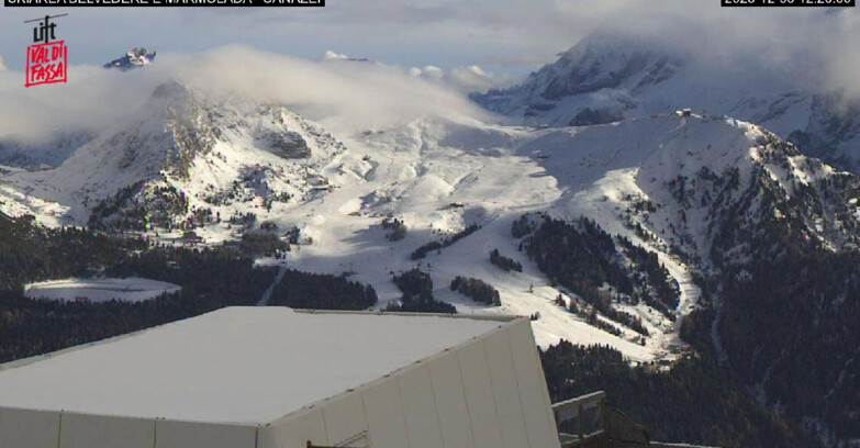 Webcam Campitello-Mazzin-Col Rodella - Canazei - Marmolada