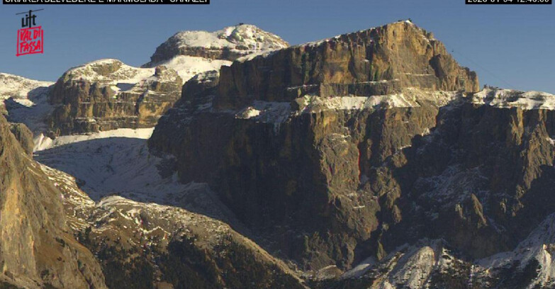 Webcam Campitello-Mazzin-Col Rodella - Canazei - Marmolada