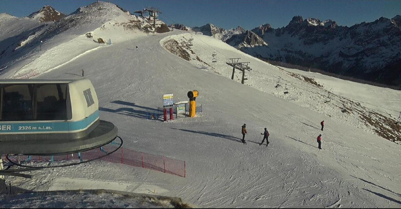 Webcam Поцца-ди-Фасса-Алок-Буффор  - Col de Valvacin - Stazione a Monte