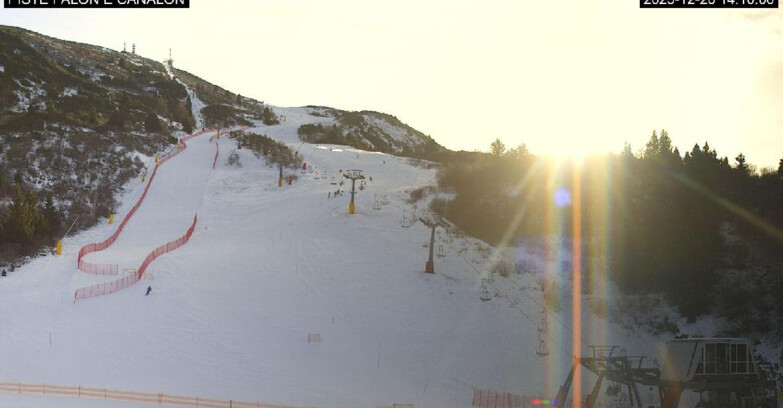 Webcam Monte Bondone - Bondone Palon e Canalon