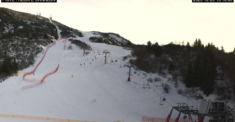 Webcam Monte Bondone - Bondone Palon e Canalon