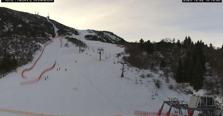 Webcam Monte Bondone - Bondone Palon e Canalon