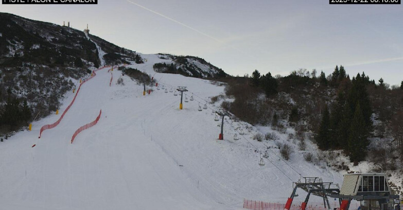 Webcam Monte Bondone - Bondone Palon e Canalon