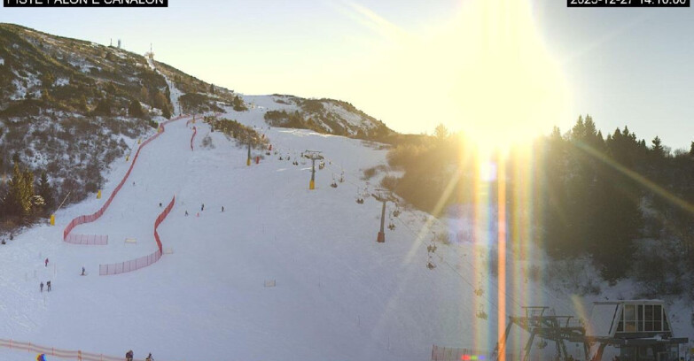 Webcam Monte Bondone - Bondone Palon e Canalon