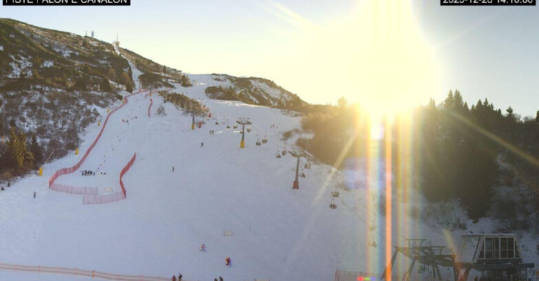 Webcam Monte Bondone - Bondone Palon e Canalon