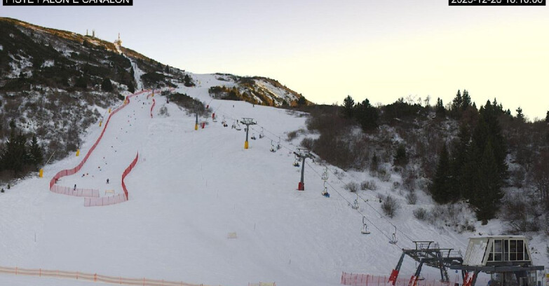 Webcam Monte Bondone - Bondone Palon e Canalon