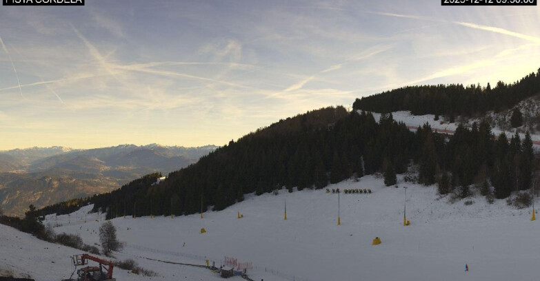 Webcam Monte Bondone - Slope Cordela and snowpark