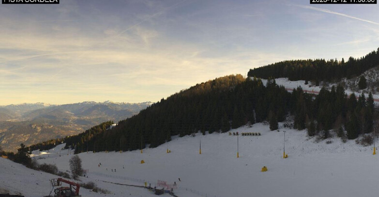 Webcam Monte Bondone - Slope Cordela and snowpark