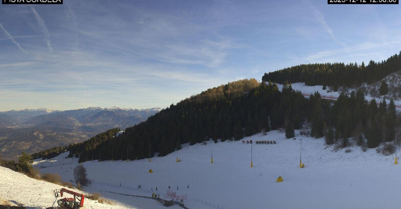 Webcam Monte Bondone - Slope Cordela and snowpark