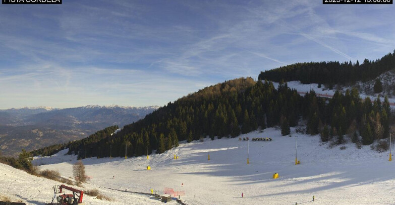 Webcam Monte Bondone - Slope Cordela and snowpark