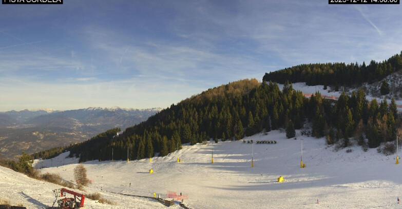 Webcam Monte Bondone - Slope Cordela and snowpark