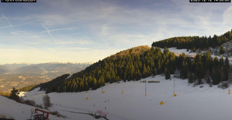 Webcam Monte Bondone - Slope Cordela and snowpark