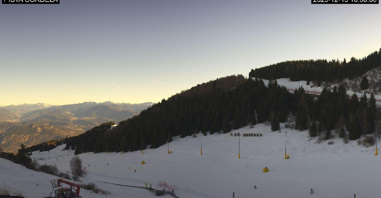 Webcam Monte Bondone - Slope Cordela and snowpark