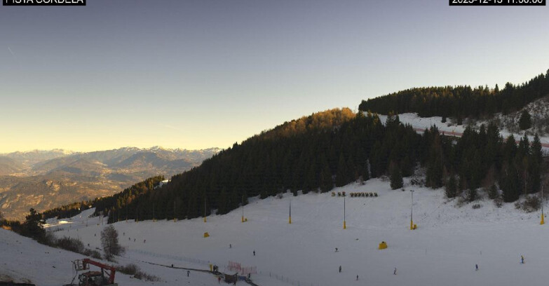 Webcam Monte Bondone - Slope Cordela and snowpark